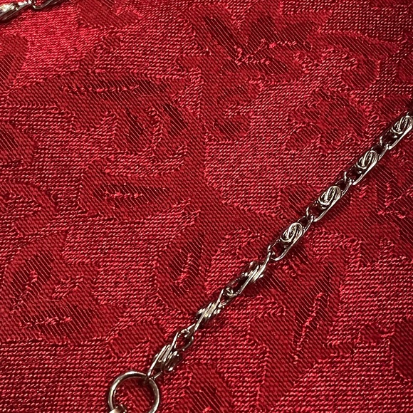 Gorgeous Silver Full Silver Beaded Mini Evening Bridal Handbag Purse - Picture 4 of 8